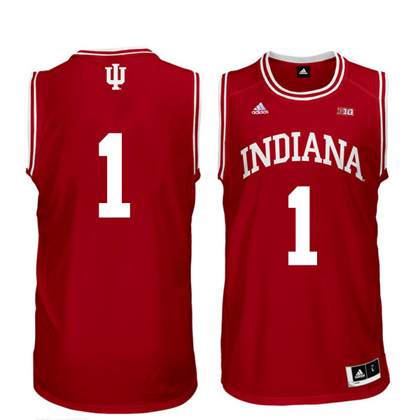 Men Indiana Hoosiers #1 Aljami Durham College Basketball Jerseys Sale-Red - Click Image to Close